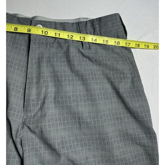 Adidas Shorts Mens 32 Gray Ultimate Dot Plaid Golf Geometric Print - Picture 10 of 14